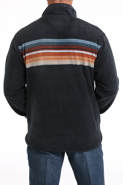 CINCH NAVY STRIPE FLEECE PULLOVER - MEN SWEATER  - MWK1912002