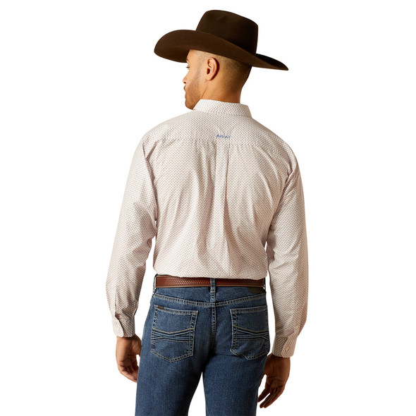 ARIAT TALBOTT CLASSIC WHITE PRINT - MENS SHIRT  - 10052617