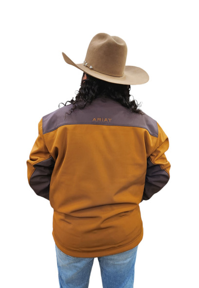 ARIAT WYATT SOFTSHELL CHESTNUT - MENS JACKET  - 10058663