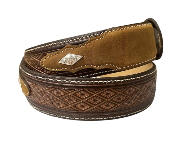 JUSTIN  1 1/2 DIAMOND RIDGE BROWN - ACCESSORIES BELT MEN - C14185