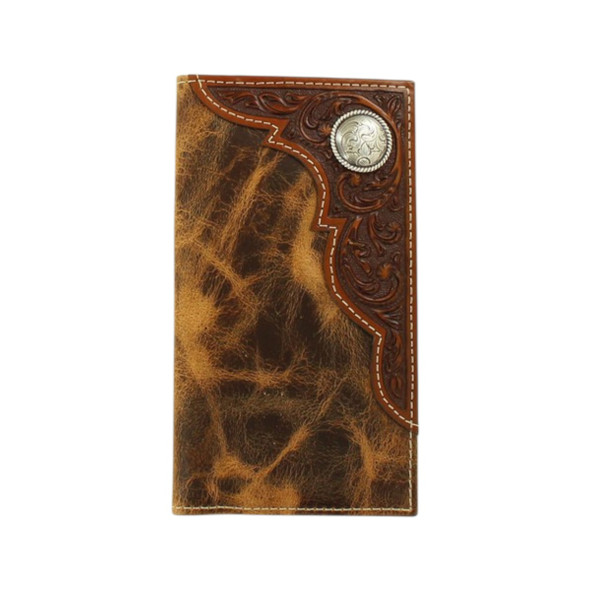 ARIAT DISTRESSED LEATHER CONCHO - ACCESSORIES WALLET  - A3532208