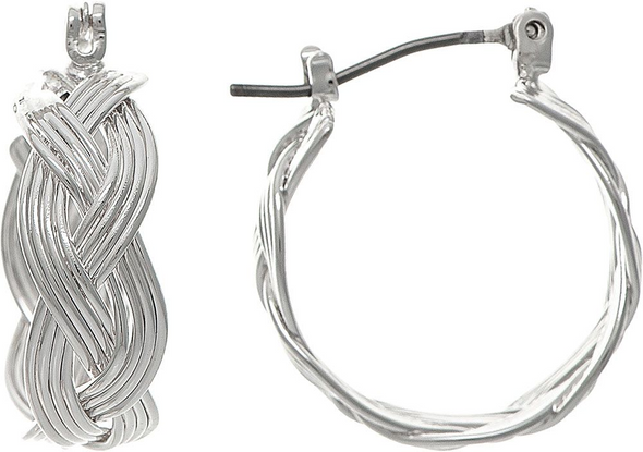 RAIN BRASS WIRE HOOP - ACCESSORIES JEWELRY EARRINGS - E4048S