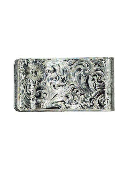 MONTANA SILVERSMITHS MONEY CLIP ENGRAVED LETTER J - ACCESSORIES OTHER  - MCL4-B2J