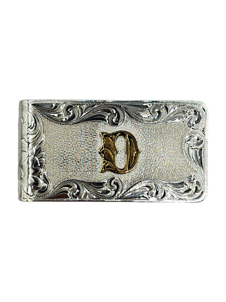 MONTANA SILVERSMITHS MONEY CLIP ENGRAVED LETTER D - ACCESSORIES OTHER  - MCL4-B2D
