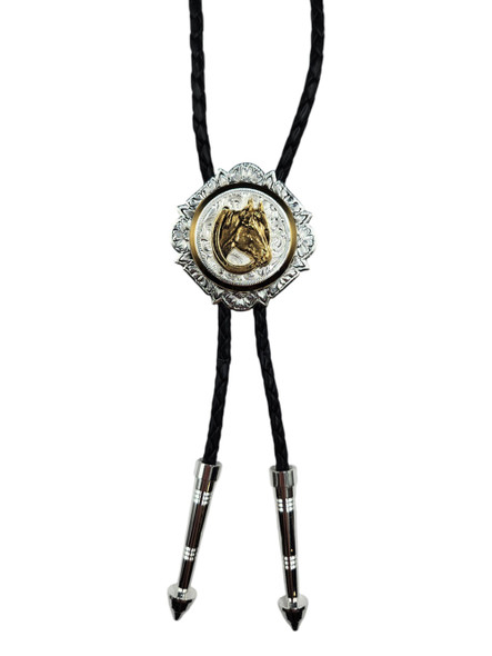 MONTANA SILVERSMITHS BOLO HORSE HEAD HORSESHOE - ACCESSORIES OTHER  - BT366-642S