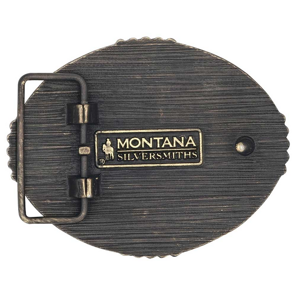 ATTITUDE BY MONTANA SILVERSMITHS BUCKING BRONC BUCKLE - ACC BUCKLE  - A950