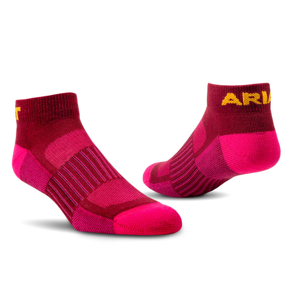 ARIAT PINK PURPLE HIGHT PERF - ACCESSORIES SOCKS  - 10051907