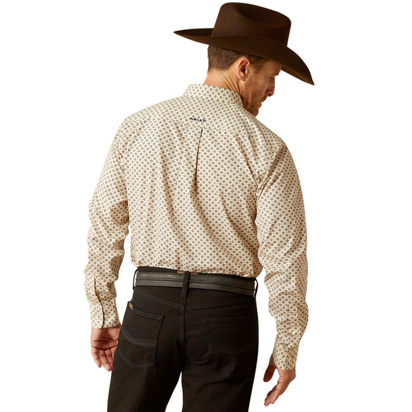 ARIAT WRINKLE FREE FRASIER CREAM - MENS SHIRT  - 10053906