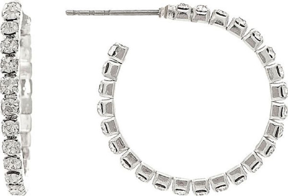 RAIN CRYSTAL HOOP - ACCESSORIES JEWELRY EARRINGS - E3795S