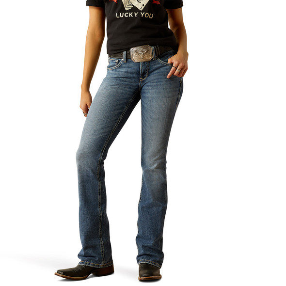 ARIAT PERFECT RISE BRITTANY BOOT CUT - LADIES JEANS  - 10053529