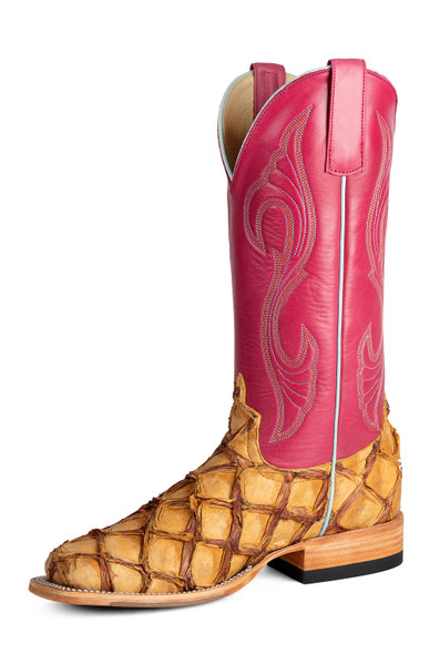 MACIE BEAN ANTIQUE SADDLE BIG BASS PINK - BOOT LADIES  - M2036