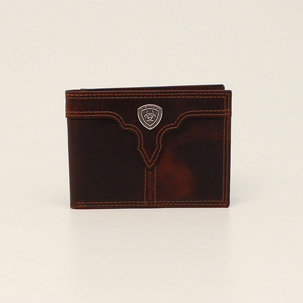 ARIAT CENTER BUMP SHIELD BROW BIFOLD - ACCESSORIES WALLET  - A3550202