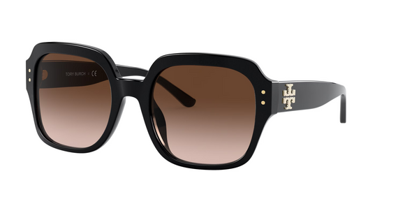 TORY BURCH OVERSIZED SQUARE LOGO BLACK - SUNGLASS TORY BURCH  - 7143U170913