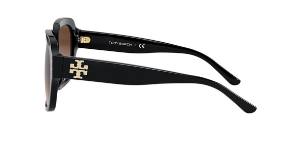 TORY BURCH OVERSIZED SQUARE LOGO BLACK - SUNGLASS TORY BURCH  - 7143U170913