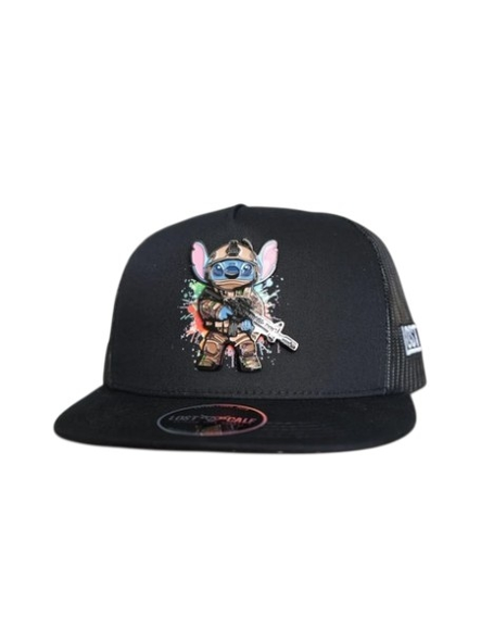 LOST CALF BIEN EQUIPADO STITCH BLACK - HATS CAP  - BIEN EQUIPADO