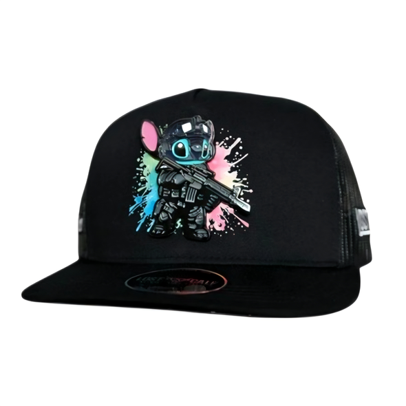 LOST CALF SIEMPRE PENDIENTE STITCH BLACK - HATS CAP  - SIEMPRE PENDIENTE