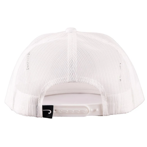 LAZY J RANCH WEAR WHITE OLIVE 5 PANEL ARROWHEAD - HATS CAP  - WHITE4-AH-OLV