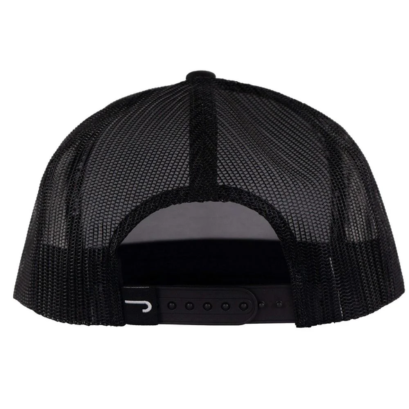 LAZY J RANCH WEAR BLACK GOLD HOT SHOT 5 PANEL - HATS CAP  - BLKBLK4-HS-GLD
