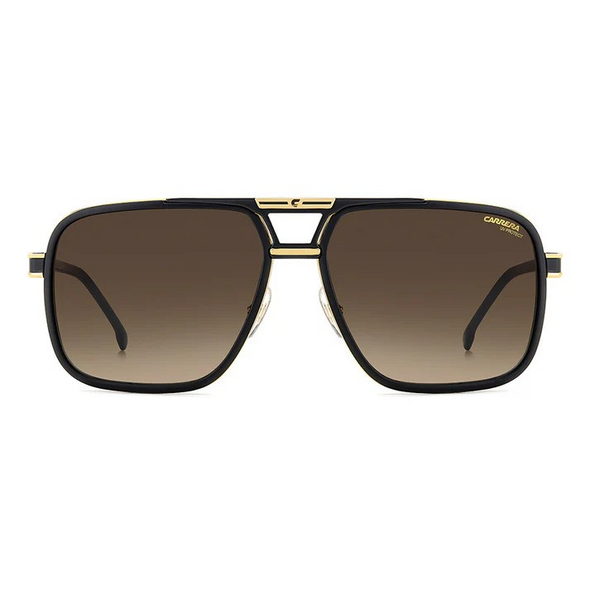 CARRERA DOUBLE BRIDGE MATTE BLACK GOLD - SUNGLASS CARRERA  - 1071/SI46MT
