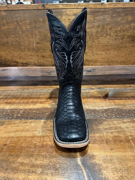 DILIGENCIA PYTHON JET BLACK - BOOT MENS WESTERN - PYTHON BLACK