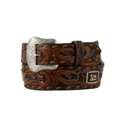 3-D BELT PRAYER CONCHOS TOOLED - ACCESSORIES BELT MEN - D100018802