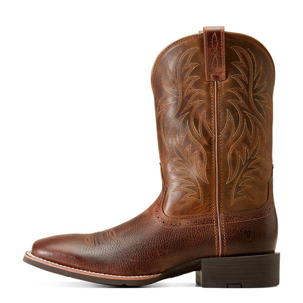 ARIAT SPORT WIDE SQUARE TOE  BROWN - BOOT MENS WESTERN - 10016291