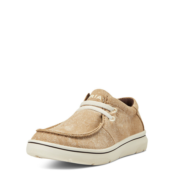 ARIAT YOUTH HILO WASHED TAN CANVAS - FOOTWEAR KIDS  - 10040251
