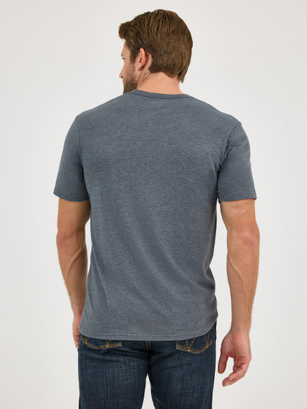 WRANGLER WILLIE NELSON GRAPHIC GREY - MENS TEE  - 112361069