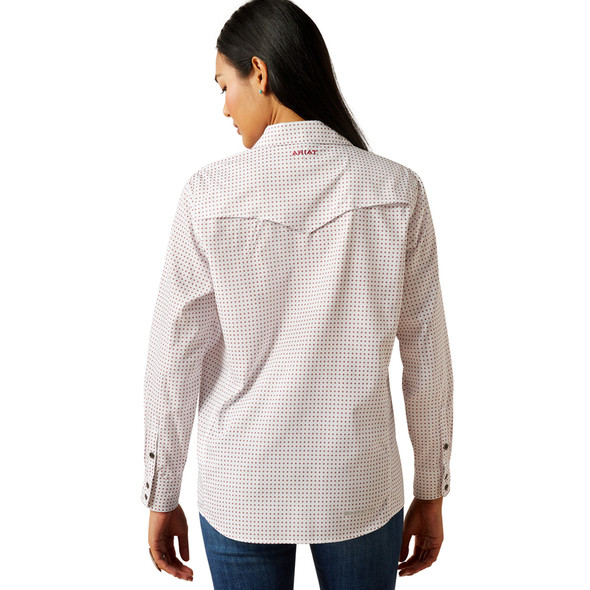 ARIAT VENTTEK STRETCH MINI PRINT - LADIES SHIRT  - 10055189