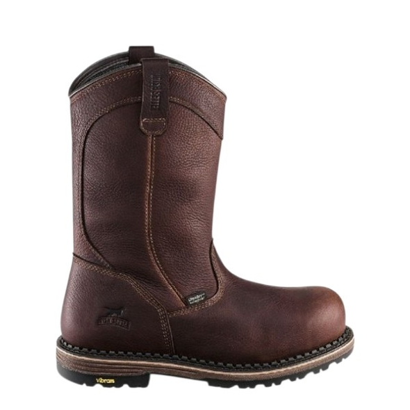 REDWING IRISH SETTER EDGERTON BROWN SAFETY TOE WP - BOOT MENS WORK - 83988