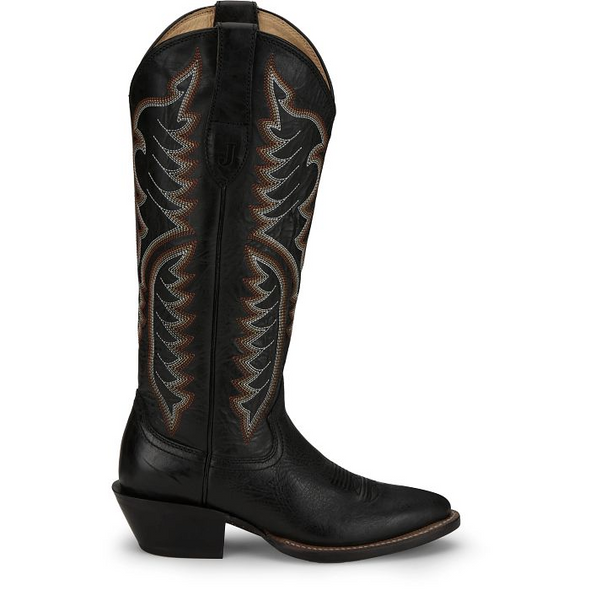 JUSTIN  EVELYN COAL COWHIDE - BOOT LADIES  - VN4405