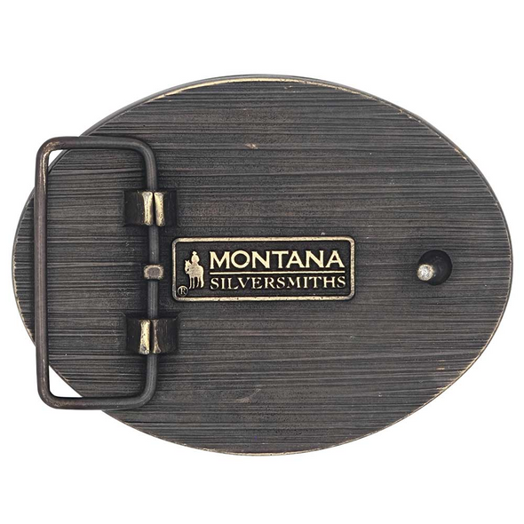 ATTITUDE BY MONTANA SILVERSMITHS PATRIOTS FAITH - ACC BUCKLE  - A944C