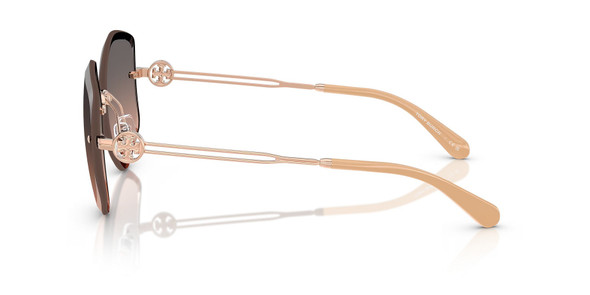 TORY BURCH LIGHT ROSE GOLD GRADIENT GREY - SUNGLASS TORY BURCH  - 61113358G9