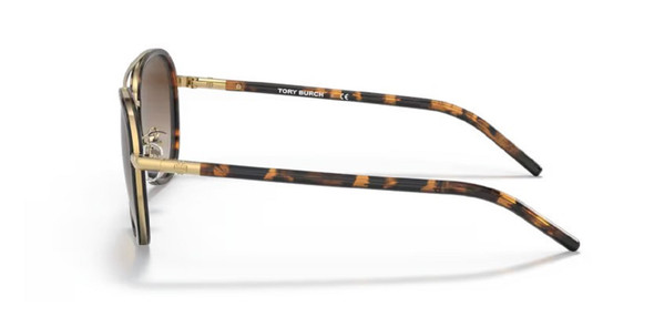 TORY BURCH PILOT DARK TORTOISE BROWN - SUNGLASS TORY BURCH  - 6089330413