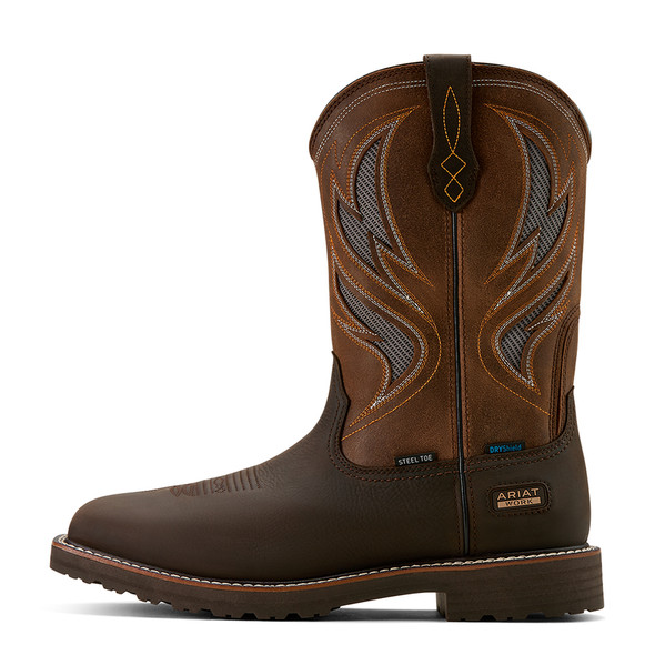 ARIAT VENTTEK WATERPROOF DARK BROWN - BOOT MENS WORK - 10061119