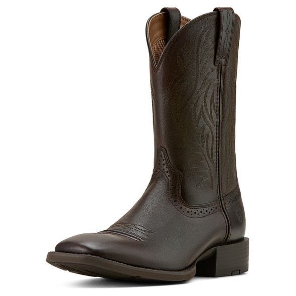 ARIAT SPORT WIDE BURNISHED CHOCOLATE - BOOT MENS WESTERN - 10061276