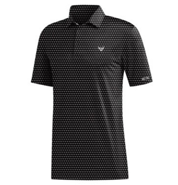 LOST CALF SEALY PERF BLACK - MENS POLO  - SEALY PERF BLACK