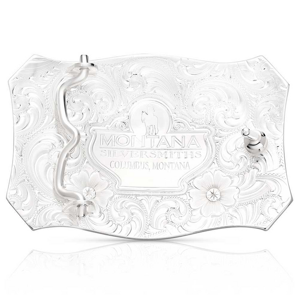 MONTANA SILVERSMITHS LONE STAR LEGACY LONGHORN - ACC BUCKLE  - 54510-767M