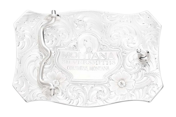 MONTANA SILVERSMITHS LONE STAR LEGACY LONGHORN - ACC BUCKLE  - 54510-767M