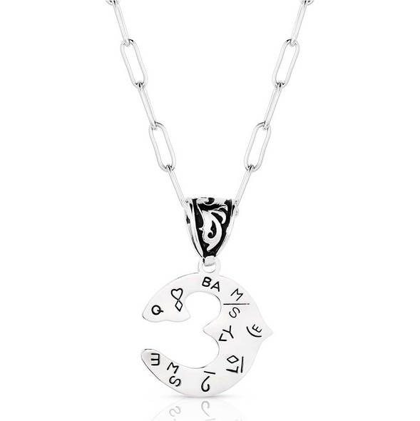 MONTANA SILVERSMITHS WESTERN INITIAL NECKLACE C - ACCESSORIES JEWELRY NECKLACE - NC6096-C