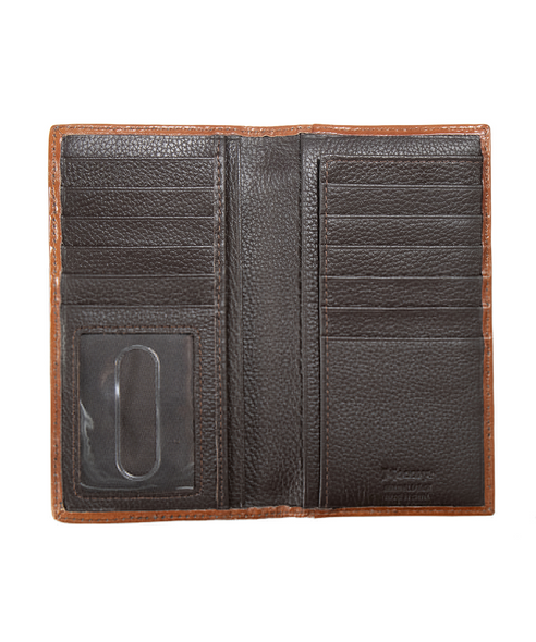 NOCONA LONGHORN OVERLAY BROWN - ACCESSORIES WALLET  - N500048202