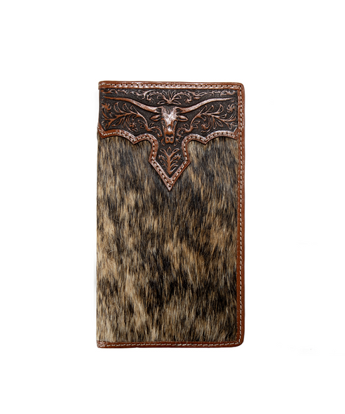 NOCONA LONGHORN OVERLAY BROWN - ACCESSORIES WALLET  - N500048202