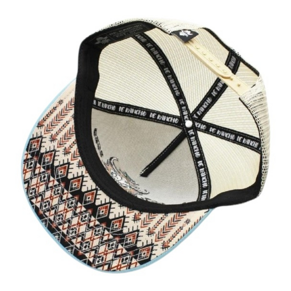 DE RANCHO CRANEO CREAM TEAL - HATS CAP  - CRANEO CREAM TEAL