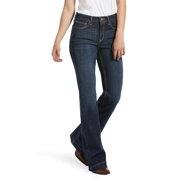 ARIAT HIGH RISE ELLA SLIM TROUSER - LADIES JEANS COR - 10032550