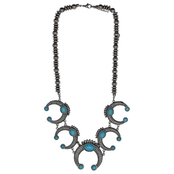 JUSTIN  SAUCER BEAD  5 NAJA PENDANTS - ACCESSORIES JEWELRY NECKLACE - 23162NJ1