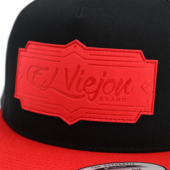 EL VIEJON RETRO RED BLACK BLACK FLAT - HATS CAP  - RETRO 1