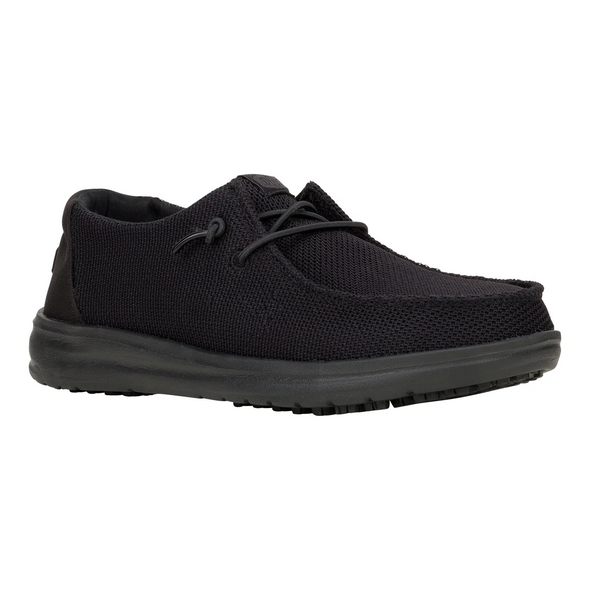 HEY DUDE WALLY WORK CE BLACK - FOOTWEAR LADIES  - 43223-001