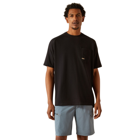 ARIAT REBAR BLACK TEE SHIRT - MENS TEE  - 10054445