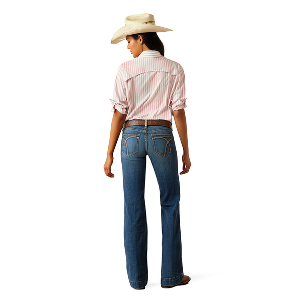 ARIAT HASLEY SLIM TROUSER MID RISE - LADIES JEANS  - 10058920