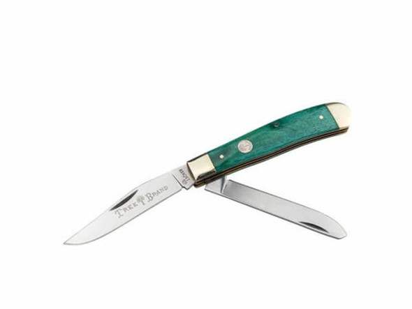 BOKER 2.0 TRAPPER SMOOTH GREEN BONE - ACC KNIVES  - 110829